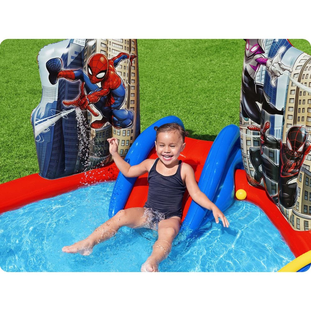 Piepūšamais rotaļu laukums Spider-Man 211x206x127 cm Bestway 98793 (2)