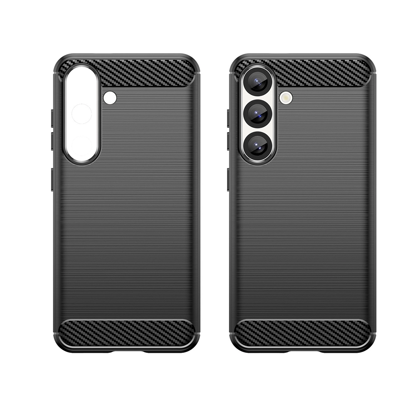 Google Pixel 10 Pro Carbon Fiber TPU Protective Case Cover, Black | Telefona Vāciņš Maciņš Apvalks Bamperis (0)
