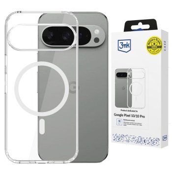 3mk Armor MagCase priekš Google Pixel 10 / Google Pixel 10 Pro - Caurspīdīgs | Phone Case Cover