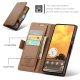 Google Pixel 9 / 9 Pro CASEME Wallet Magnetic Leather Case Cover, Brown | Telefona Vāciņš Maciņš Apvalks...