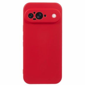 Google Pixel 9 Soft Silicone Anti-Scratch Protective Case Cover, Red | Telefona Vāciņš Maciņš Apvalks Bamperis