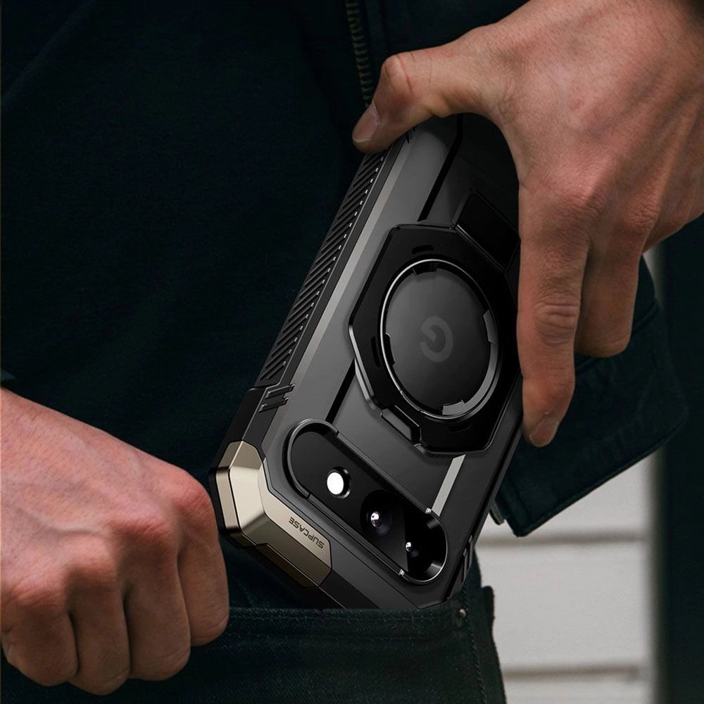 Supcase UB Grip Mag vāciņš Google Pixel 9A - Melns | Phone Case Cover Black (3)