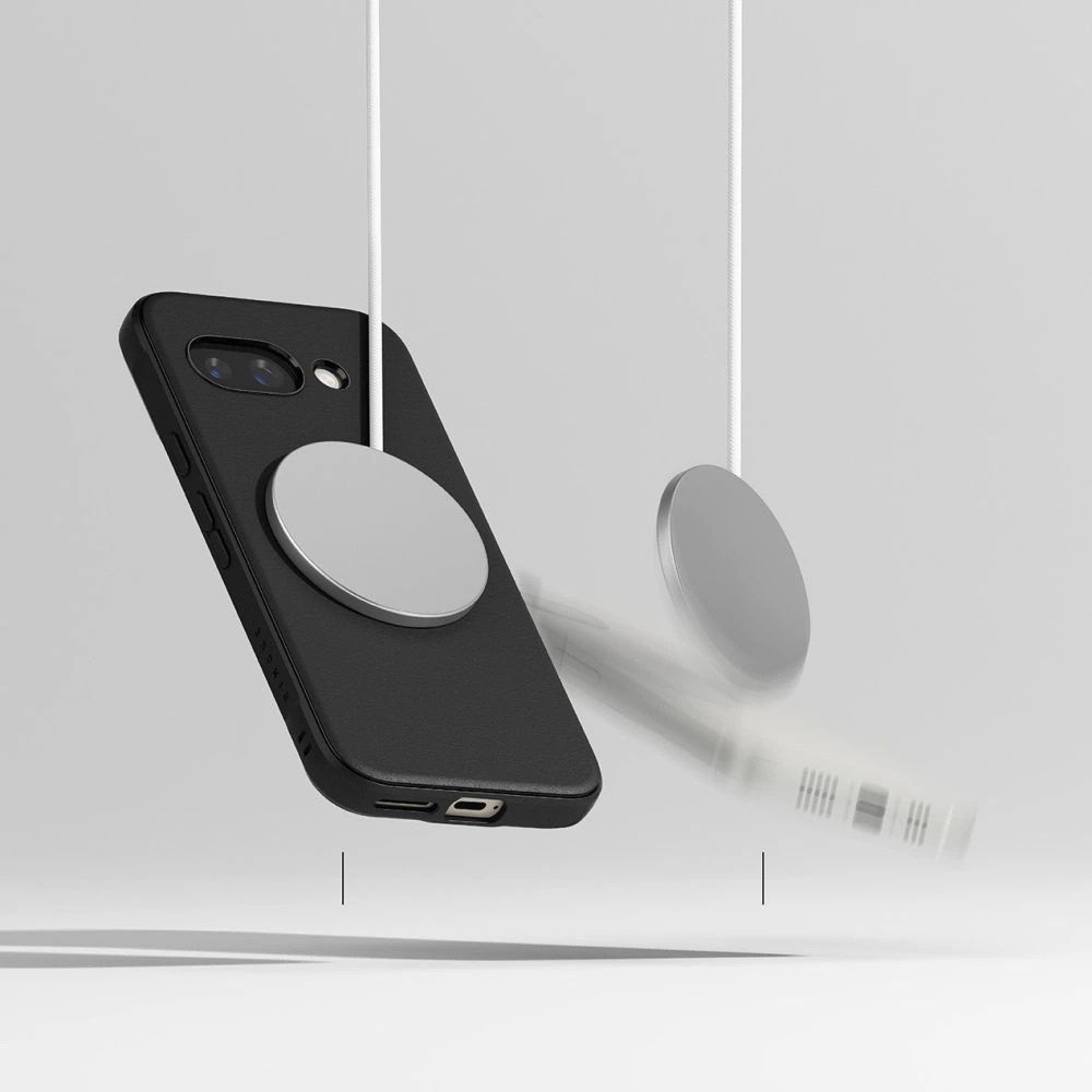 Ringke Onyx magnētiskais Magsafe vāciņš Google Pixel 9A - Melns | Magnetic Phone Case Cover Black (2)