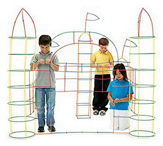 Konstruktors Bloki Salmiņi Komplekts 408 gab. 22408 | Blocks Straws Set (3)