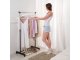 Regulējamais teleskopiskais drēbju pakaramais statīvs ar riteņiem | Adjustable Clothes Rack Hanger on Wheels