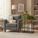 Puķu statīvs loft stilā ar 2 plauktiem ModernHome ME-ATS13