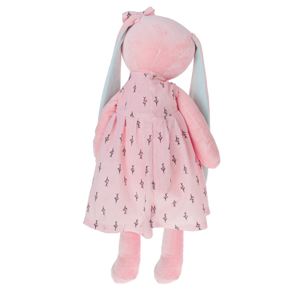 Bērnu Mīksta Plīša Rotaļlieta, 52 cm, Rozā Zaķis | Kids Baby Soft Plush Toy Pink Rabbit (6)