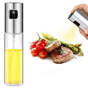Tvertne, smidzinātājs, dozators eļļai, etiķim un mērcēm (100 ml) | Oil Vinegar Sauce Sprayer Dispenser Bottle