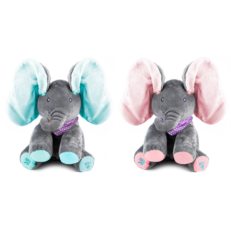 Interaktīvs plīša zilonis | Interactive Plush Elephant (1)