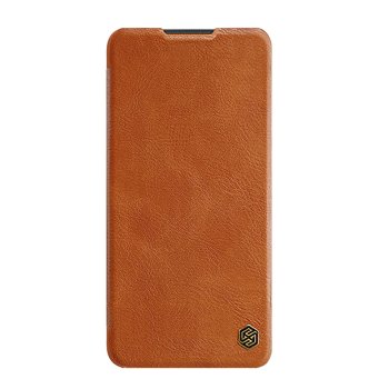 Xiaomi Poco M4 Pro 5G Nillkin Qin Leather Book Case Cover, Brown | Telefona Maciņš Vāciņš Apvalks Grāmatiņa