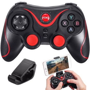 Bezvadu Spēļu Kontrolieris Geimpads Konsole Pults priekš Telefoniem Android, iOS / Windows / PC / Smart TV | Wireless Game Controller Gamepad for Phones