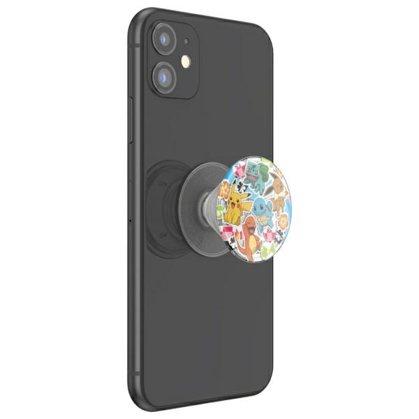 Popsockets 2 Pokemon daudzkrāsu caurspīdīgs turētājs un tālruņa statīvs (3)