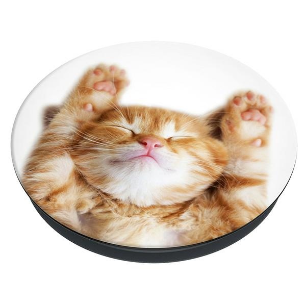 Popsockets 2 Snoozy Cat turētājs un tālruņa statīvs (1)