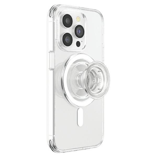 Popsockets PopGrip MagSafe 2 telefona turētājs un statīvs – caurspīdīgs (3)