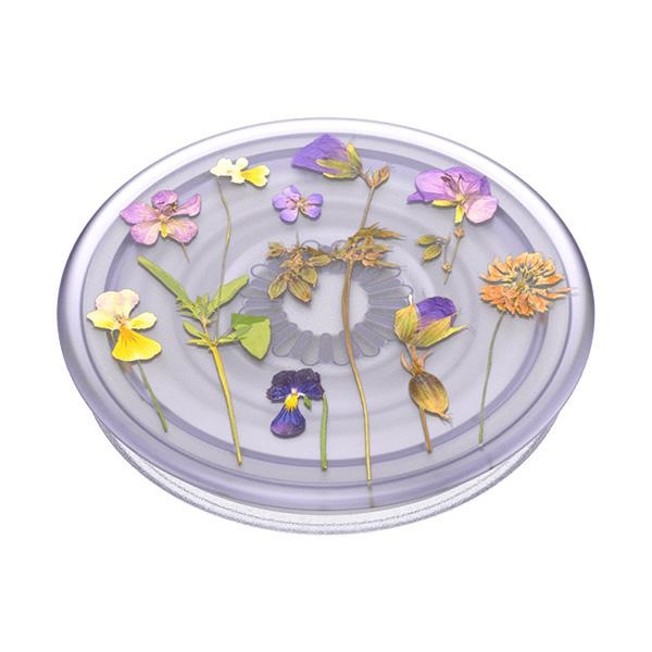 Popsockets PlantCore satvērējs Purple Fields tālruņa turētājs un statīvs – caurspīdīgs (1)