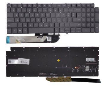 DELL Inspiron 5584, 5590, 5593, 5594, 5598 Tastatūra ar Apgaismojumu, ASV
