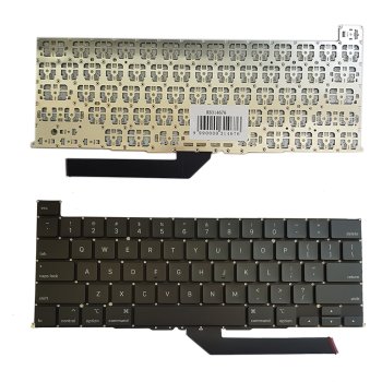 Apple A2141 klaviatūra klēpjdatoram, MacBook Pro 16", US izkārtojums, melna