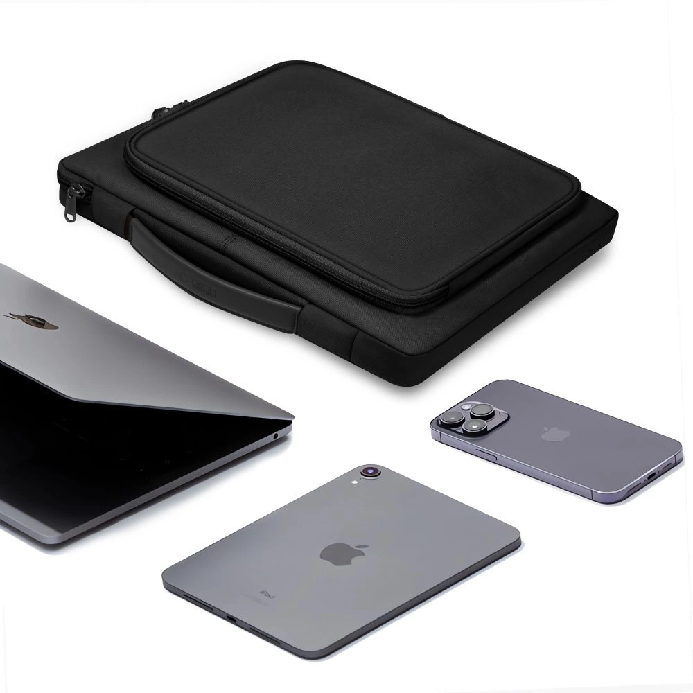 Tech-Protect Basic 15-16" Klēpjdatora, Portatīvā Datora Soma, Datorsoma, Melna (4)