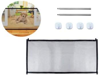 Drošības barjera vārti nožogojums siets sētiņa mājdzīvniekiem, suņiem, kaķiem | Safety Gate Guard Mesh Fence Net for Pets