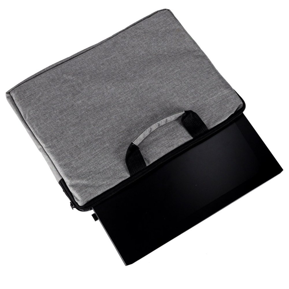 Portatīvā datora soma 15.6 collu biznesa portfelis unisex, pelēka (3)
