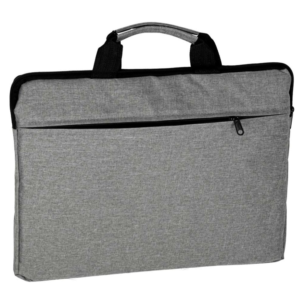 Portatīvā datora soma 15.6 collu biznesa portfelis unisex, pelēka (2)