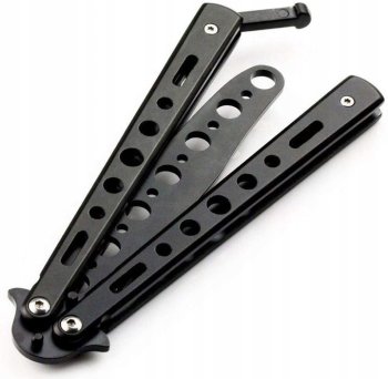 Saliekams Nerūsējošā Tērauda Kabatas Taktiskais Nazis Balisong | Stainless Steel Tactical Folding Butterfly Knife