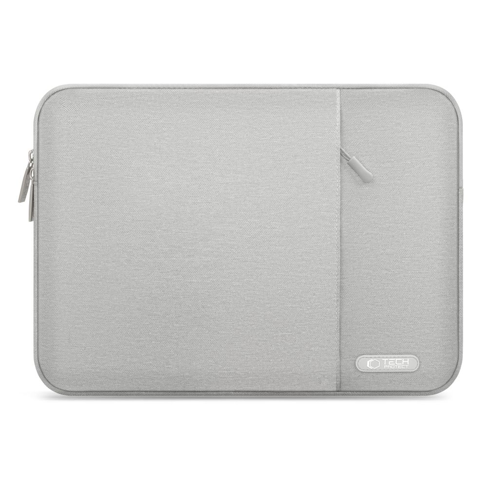 TECH-PROTECT APVALKS KLĒPJDATORAM 13-14 KRĪTIŅPELĒKS PELĒKS | SLEEVY LAPTOP CRAYON GREY