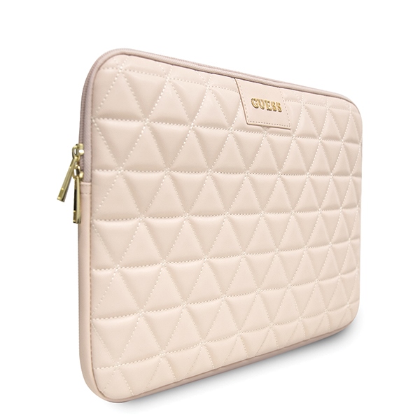 Guess Stepēts vāks 13" klēpjdatoram - rozā krāsā | Quilted cover a laptop pink (0)