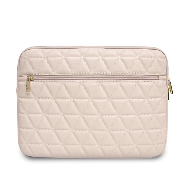 Guess Stepēts vāks 13" klēpjdatoram - rozā krāsā | Quilted cover a laptop pink (1)