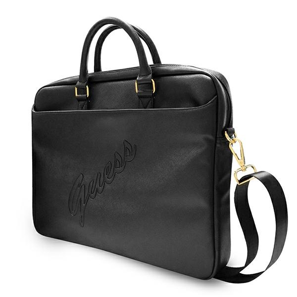 Guess Saffiano Script bag for a 16" laptop - black (0)