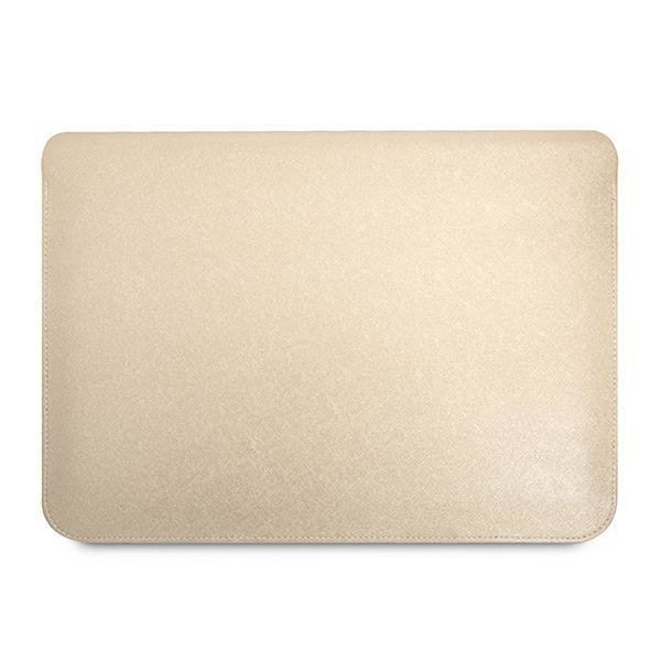 Guess Saffiano Triangle Logo case for a 16" laptop - beige (1)