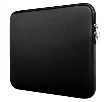 Klēpjdatora Neoprēna Soma Apvalks Vāciņš Maciņš 14"-15,6", Melns | Laptop Neoprene Sleeve Pouch Bag Cover Case