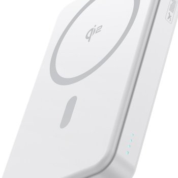 Baseus Airpow II 10000mAh Qi2 Power Bank ar MagSafe 22.5W + Simple Series USB-C kabelis (30cm) - Balts | With Cable...