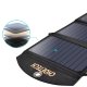 Choetech Pārnēsājams Saules Paneļa Lādētājs Uzlādes Ierīce Ceļošanai 19W USB 5V / 2.4A, Pelēka | Foldable...