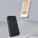 Dudao K6Pro universālais 10000mAh Power Bank ar USB kabeli, Type C, Lightning - balts | Universal With Cable, White...