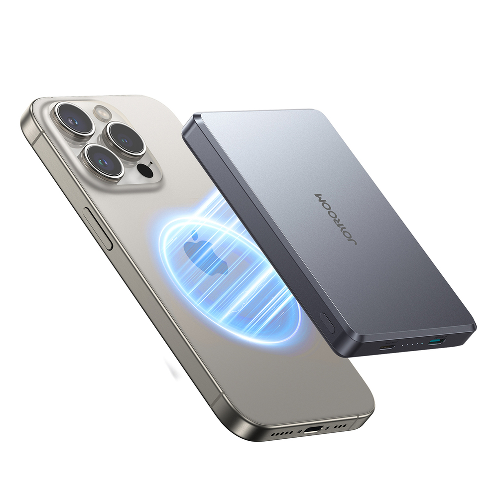 Powerbank Joyroom JR-PBM08 Pro 10000mAh ultra-plāns – pelēks | Ultra-Thin - Gray