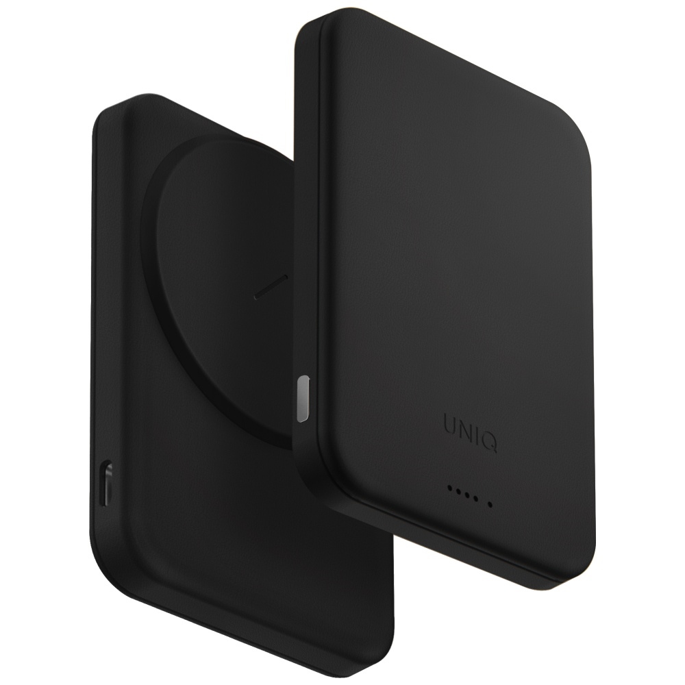 Uniq Lyden Lexa magnētiskā 5000mAh PD USB-C bateriju banka – melna (0)