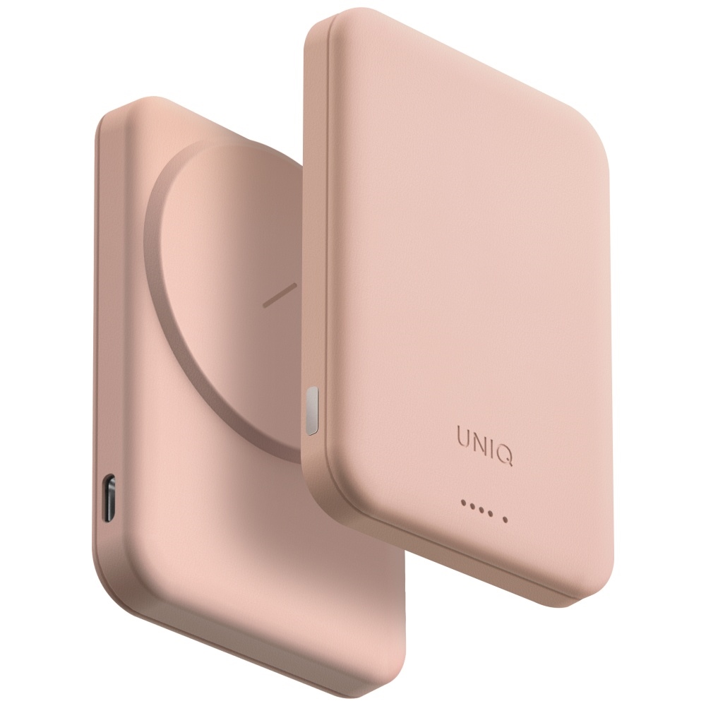 Uniq Lyden Lexa magnētiskā 5000mAh PD USB‑C MagSafe ārējā baterija – rozā (0)