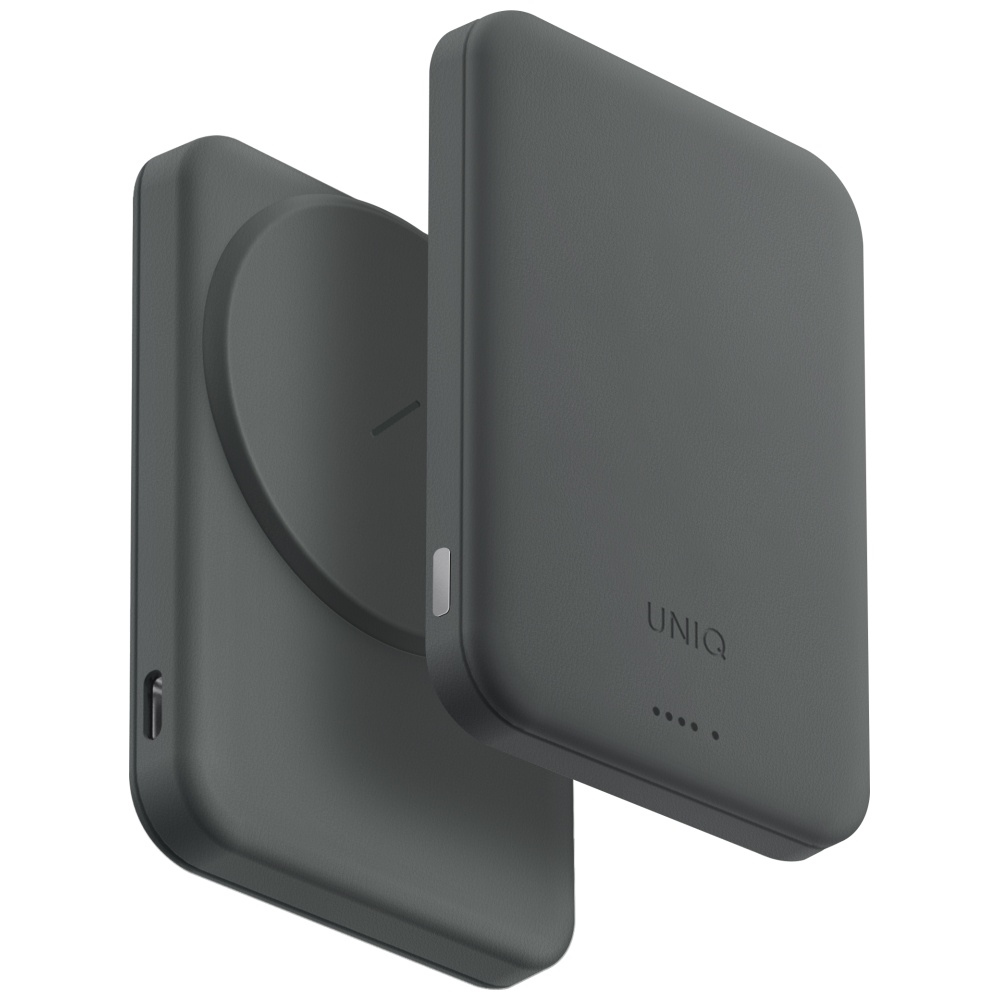 Uniq Lyden Lexa magnētiskā 5000mAh PD USB‑C MagSafe ārējā baterija – pelēka (0)