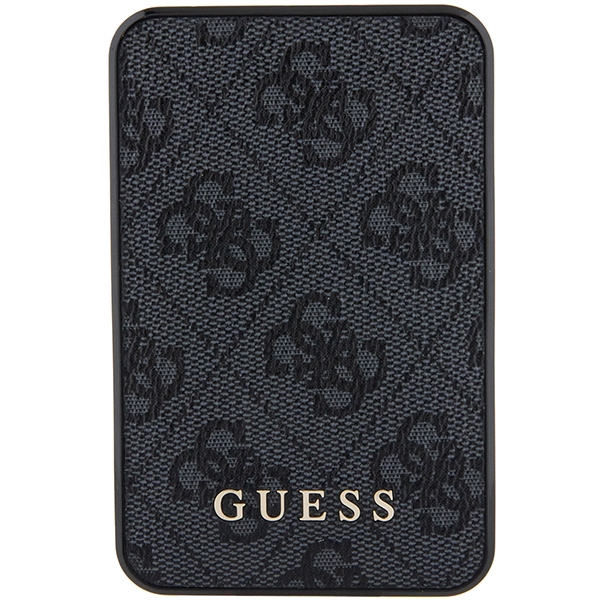 Guess Powerbank 15W GUPB5LP4GEGK 5000mAh black/black 4G Leather Metal Logo (0)