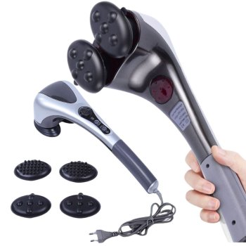 Dubultā vibrējošā ķermeņa masāžas ierīce ar sildīšanu | Double Vibrating Body Warming Massager