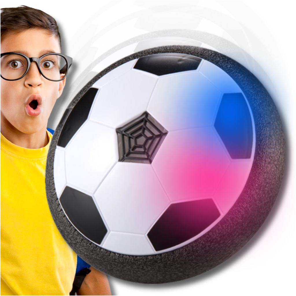 Lidojošā futbola bumba Hoverball ar LED apgaismojumu