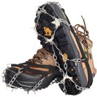 Trizand Pretslīdēšanas radzes ziemas apaviem / Pretslīdes apavu uzlikas ar glabāšanas somu, Izmērs 36-40 | Ice Snow Traction Cleats Crampons