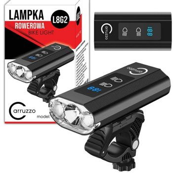 Jaudīgs velosipēda priekšējais lukturis 1200lm ar Power Bank funkciju