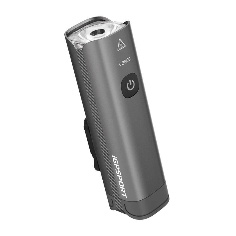 Viedais priekšējais velo lukturis iGPSPORT VS800 - 800lm, 4000mAh, USB-C (1)