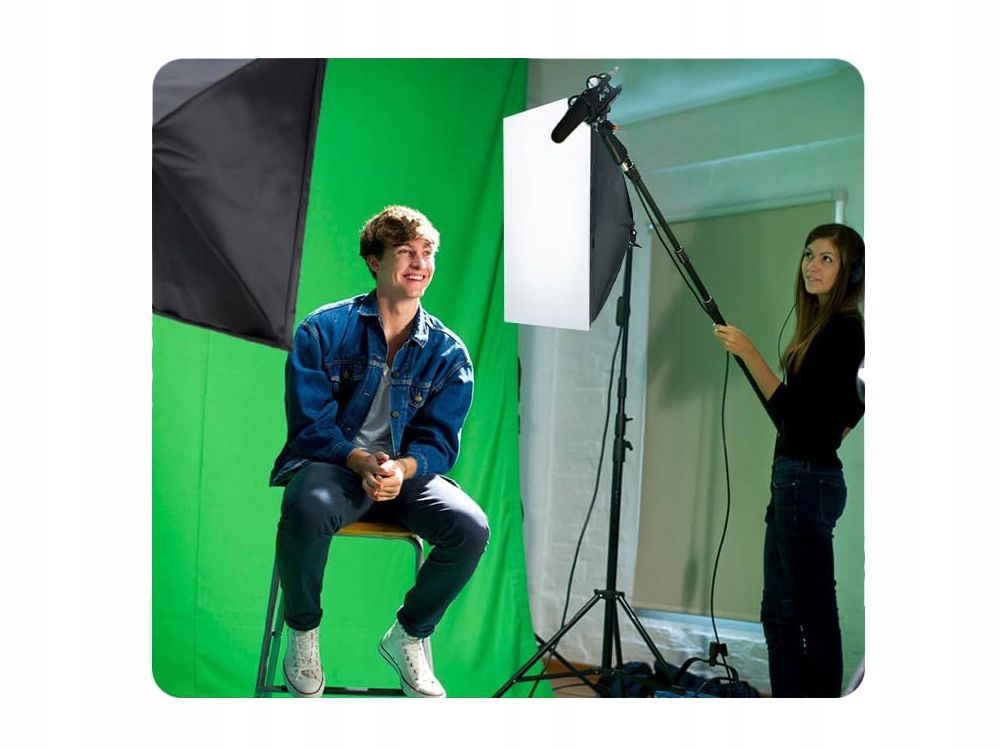 2X 135W pastāvīgās gaismas komplekts Soft Box ar statīvu, mājas foto studija | Home Photo Studio Light Kit (3)