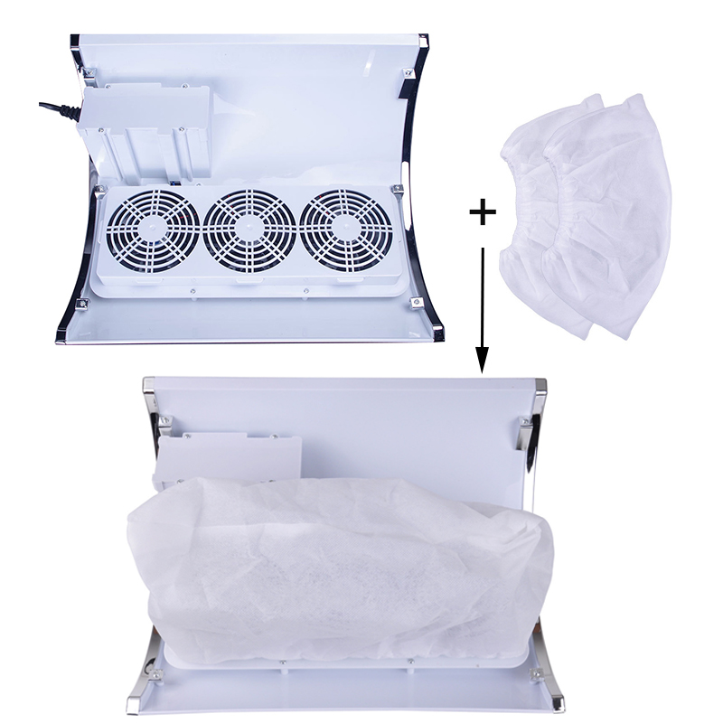 Manikīra putekļu nosūcējs savācējs, Balts, 40 W (6)