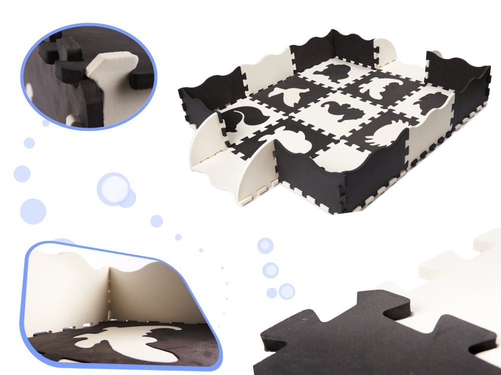 Bērnu spēļu grīdas Puzle paklājs paklājiņš Dzīvnieki - 25 Elementi, 30x30cm, EVA putas | Kids Foam Floor... (7)