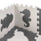 Bērnu spēļu grīdas Puzle paklājs putu paklājiņš Dzīvnieki - 9 gab 85x85cm | Kids Foam Floor Puzzle Mat Animals