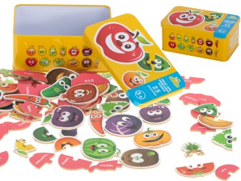 Bērnu Attīstošā Puzle, Augļi Dārzeņi, 25 gab. | Kids Educational Puzzle, Fruits Vegetables